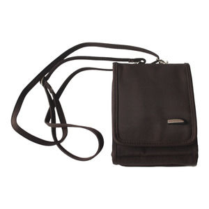 Travelon Crossbody‎ Purse Small Brown Bag Card Holder
